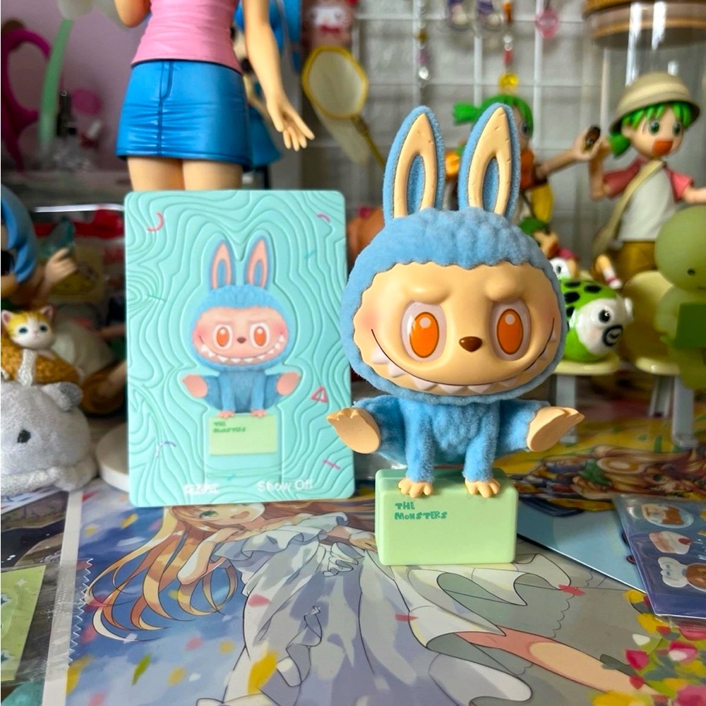 POP MART Labubu THE MONSTERS Lazy Yoga Series Figures - Show Off - Sealed Bag